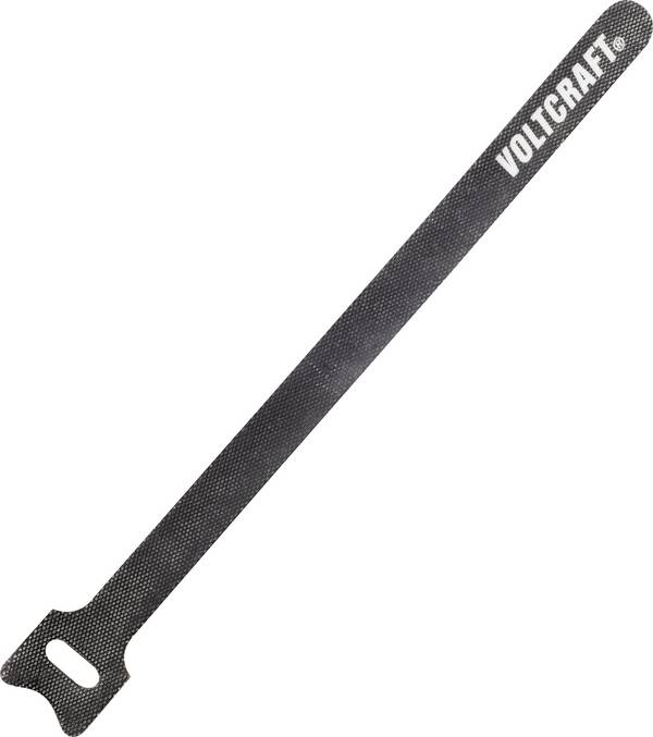 VOLTCRAFT Klett Kabelbinder 420mm Hook & loop cable tie 420 mm (L x W) 420 mm x 12 mm Dark grey