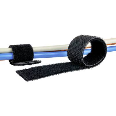 Several cables are held together with a black hook-and-loop fastener.