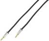 Vivanco 38768 Jack Audio/phono Cable [1x Jack plug 3.5 mm - 1x Jack plug 3.5 mm] 0.50 m Black