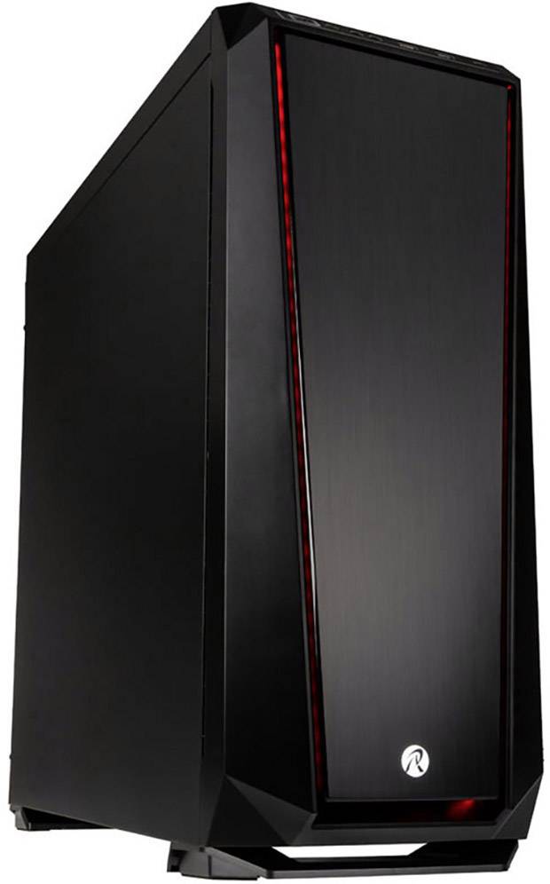 Raijintek Zofos Evo Silent Full tower PC casing, Game console casing Black Insulated, 3 built-in fans, Built-in lighting, Dust filter, Tool-free HDD bracket