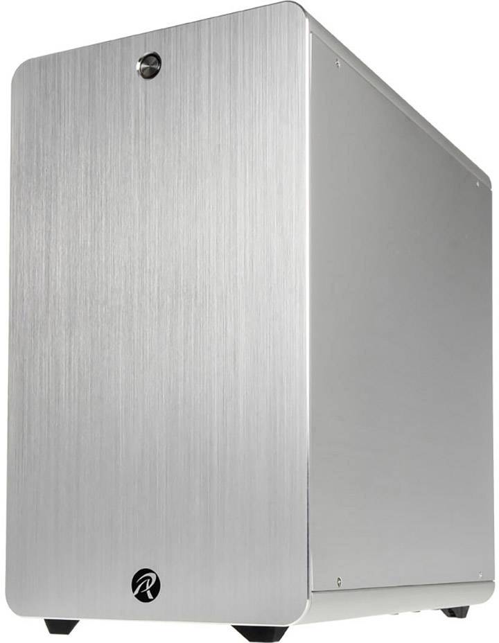 Raijintek THETIS Midi tower PC casing Silver Built-in LED fan, Dust filter