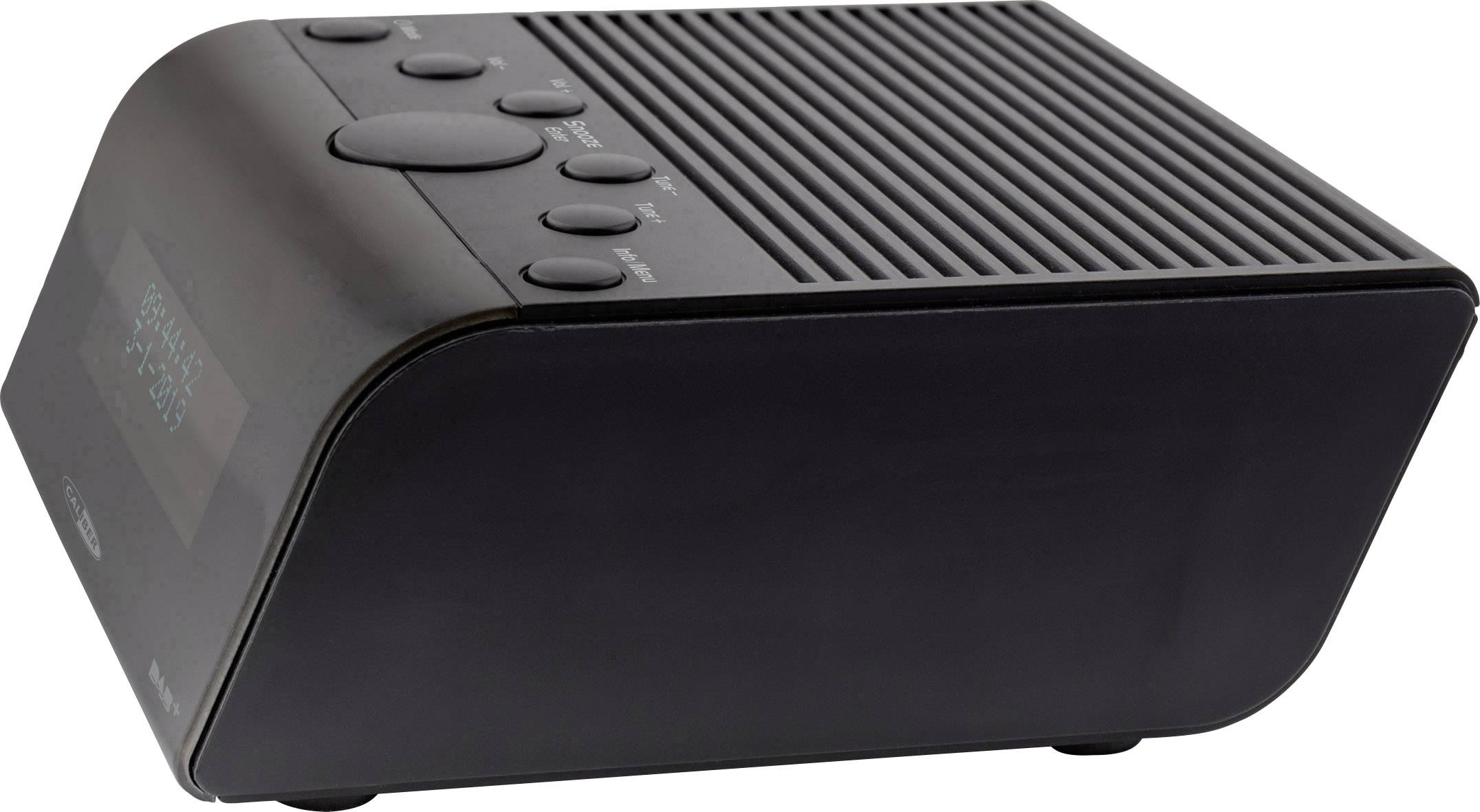 Caliber HCG011DAB Radio alarm clock DAB+, FM Black-5