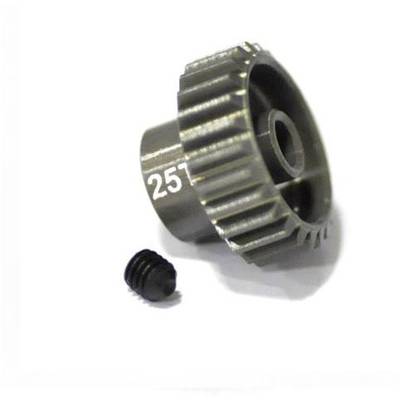 ArrowMax Motor pinion Module Type: 48 DP Bore diameter: 3.175 mm No. of teeth: 25