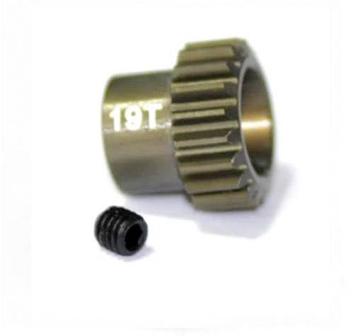 Image of ArrowMax Motor pinion Module Type: 48 DP Bore diameter: 3.175 mm No. of teeth: 19