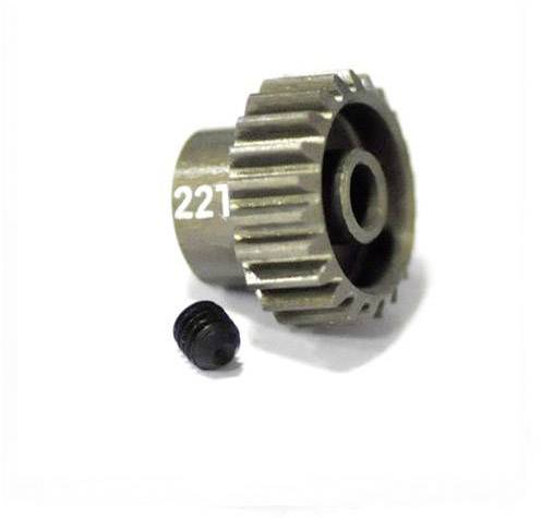 Image of ArrowMax Motor pinion Module Type: 48 DP Bore diameter: 3.175 mm No. of teeth: 22