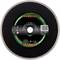 Black cutting disc with green label from Rhodius for cutting tiles and fine stoneware. Inscription: 'ALPHALINE DG50'.