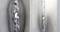 Two metal surfaces with different weld seams: left uneven, right smooth and uniform seam.