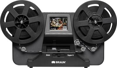 skrot Eksperiment Trænge ind Braun Germany NovoScan Super 8 - Normal 8 Film scanner 1440 x 1080 p Super 8,  8mm film, TV out, Memory card slot, Displ | Conrad.com