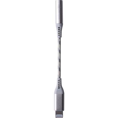 Boompods Apple iPad/iPhone/iPod Cable [1x Jack socket 3.5 mm - 1x Apple Dock lightning plug] 1.50 m Titanium
