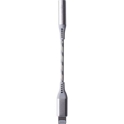 Image of Boompods Apple iPad/iPhone/iPod Cable [1x Jack socket 3.5 mm - 1x Apple Dock lightning plug] 1.50 m Titanium