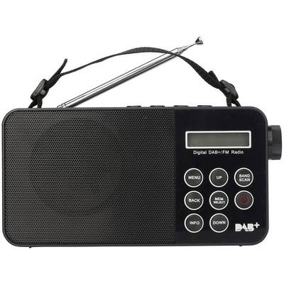 Reflexion TRA2350DAB Portable radio DAB+, FM Wireless reception, USB, Bluetooth, AUX, SD Battery charger, Alarm clock Bl-0
