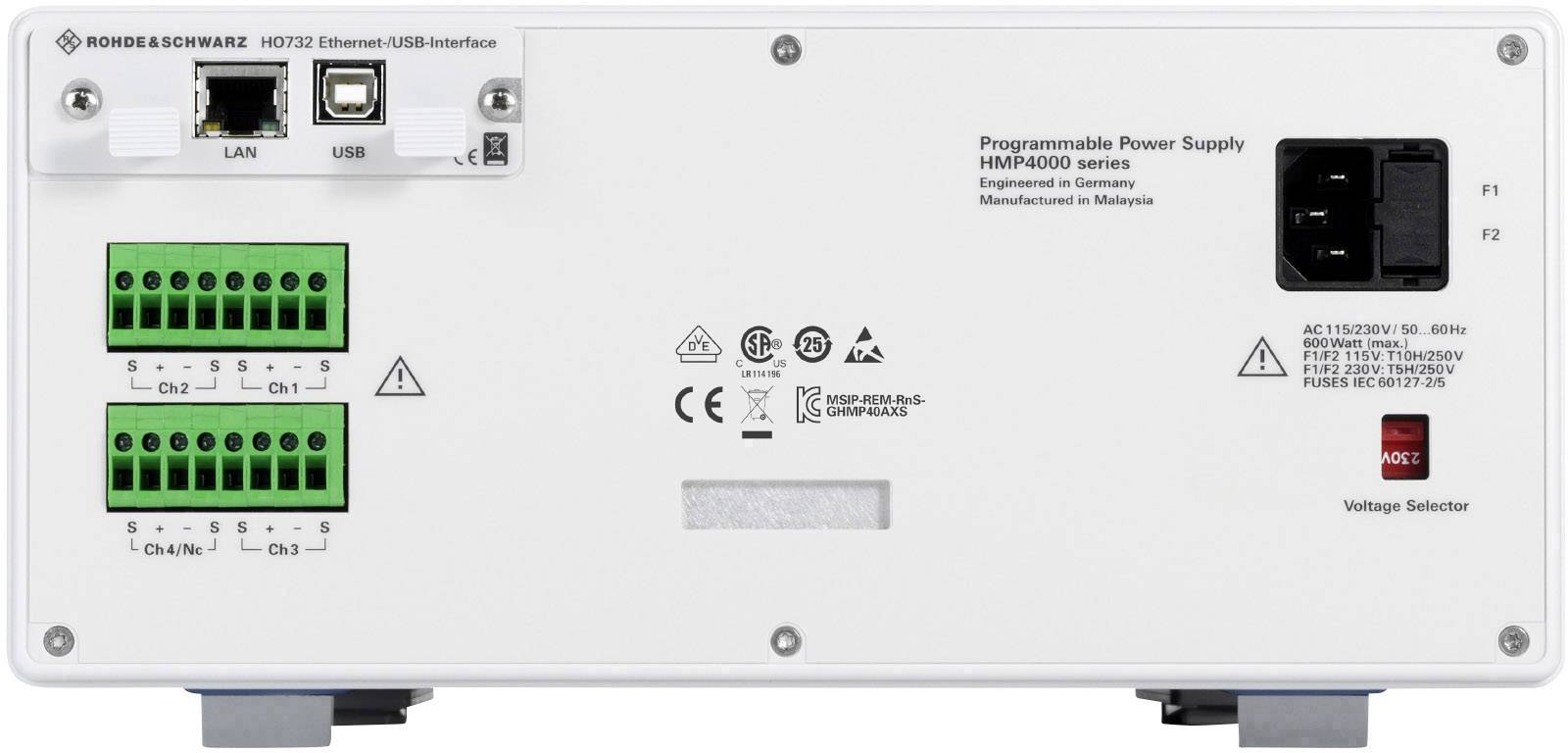 Rohde & Schwarz HMP4040 Bench PSU (adjustable Voltage) Calibrated To ...