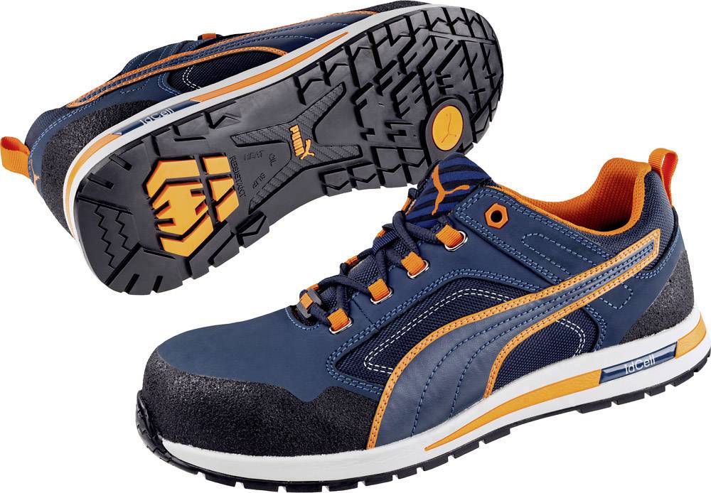 puma orange and blue shoes