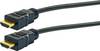 Schwaiger HDMI Cable HDMI-A plug, HDMI-A plug 3.00 m Black HDMHD30533 HDMI cable