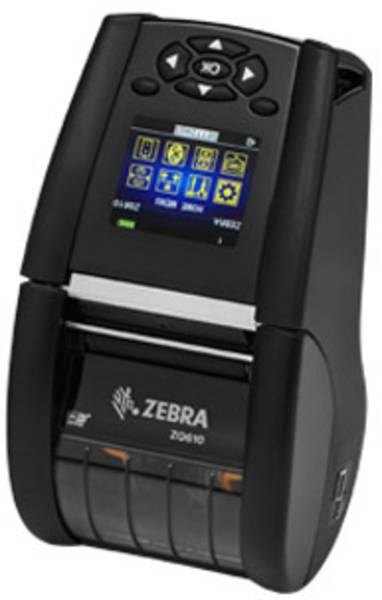 Zebra Zq610 Receipt Printer Direct Thermal 203 X 203 Dpi Black Usb Bluetooth Battery Operated 6040