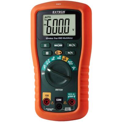 Extech MM750W-NIST Handheld multimeter Digital Data logger CAT III 1000 V, CAT IV 600 V Display (counts): 6000-15