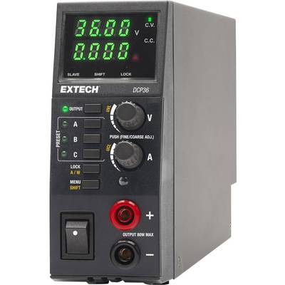 Extech DCP36 Bench PSU (adjustable voltage)  0.5 - 36 V 0 - 5 A 80 W   