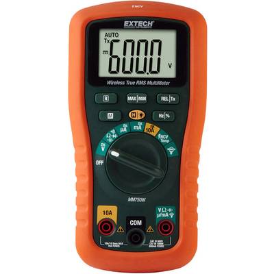 Extech MM750W Handheld multimeter Digital Data logger CAT III 1000 V, CAT IV 600 V Display (counts): 6000-0