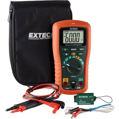 Extech MM750W Handheld multimeter Digital Data logger CAT III 1000 V, CAT IV 600 V Display (counts): 6000-13