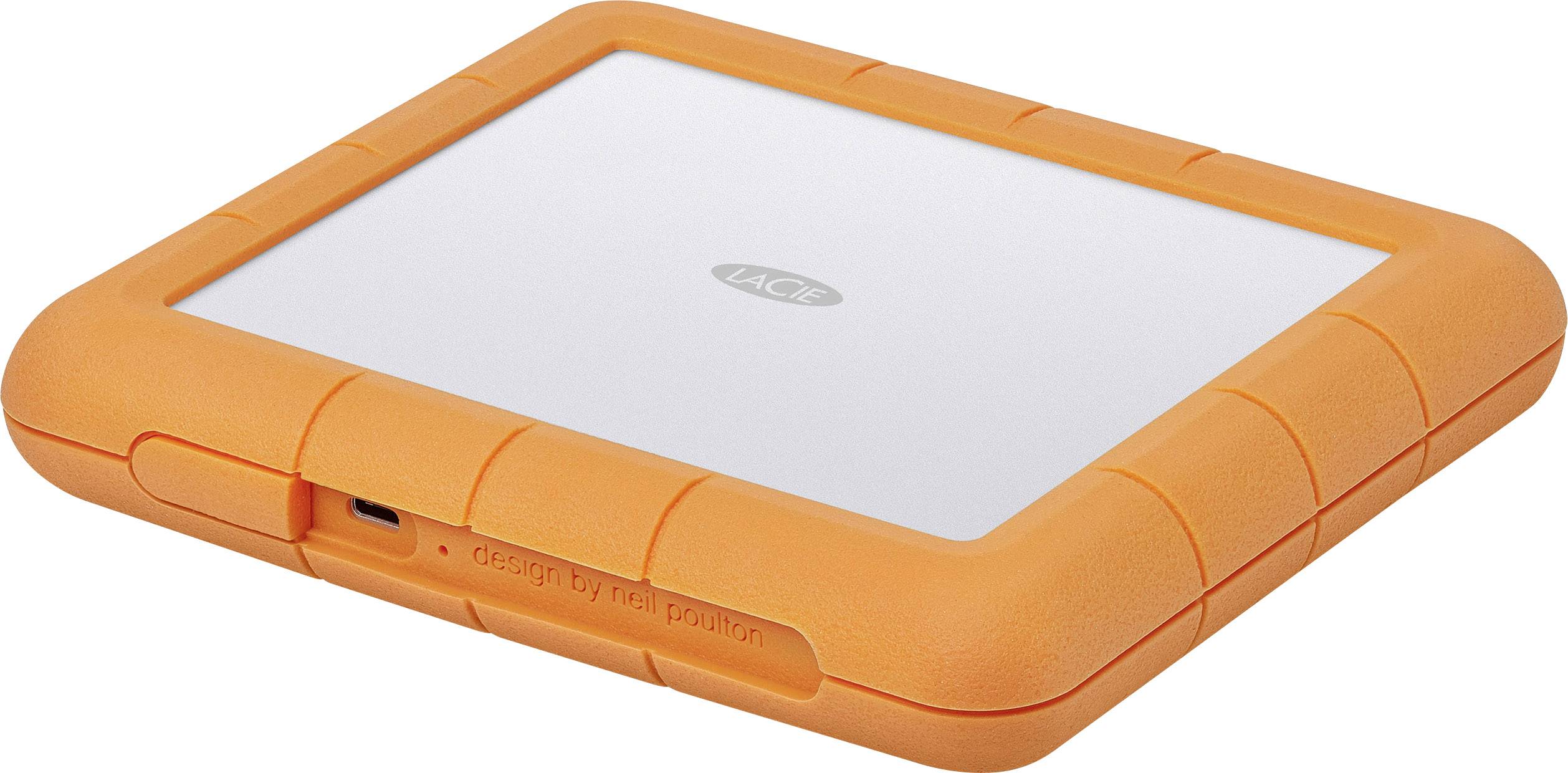 LaCie Rugged RAID Shuttle 3.5 external hard drive 8 TB Silver, Orange USB-C™ USB 3.1