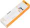 Packaging containing 40 white glue sticks, 11 mm diameter, for hot glue guns. Includes brand name and illustration of the glue sticks.