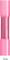 A pink heat shrink connector, shown enlarged, for connecting electrical cables.
