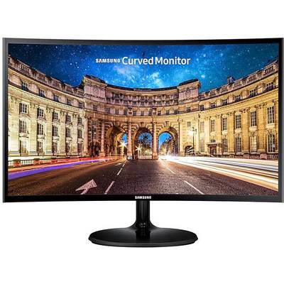 Samsung C27F390FHU LED 68.6 cm (27 inch) EEC G (A - G) 1920 x 1080 p Full HD 4 ms HDMI™, VGA, Audio stereo (3.5 mm jack)-0