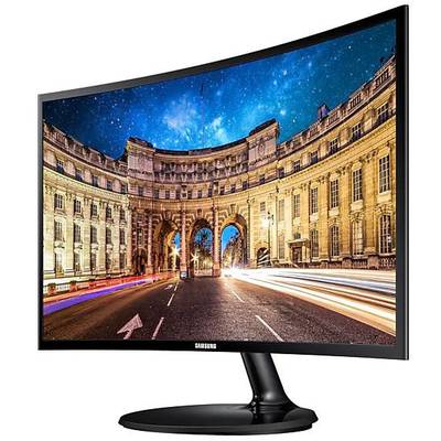 Samsung C27F390FHU LED 68.6 cm (27 inch) EEC G (A - G) 1920 x 1080 p Full HD 4 ms HDMI™, VGA, Audio stereo (3.5 mm jack)-1