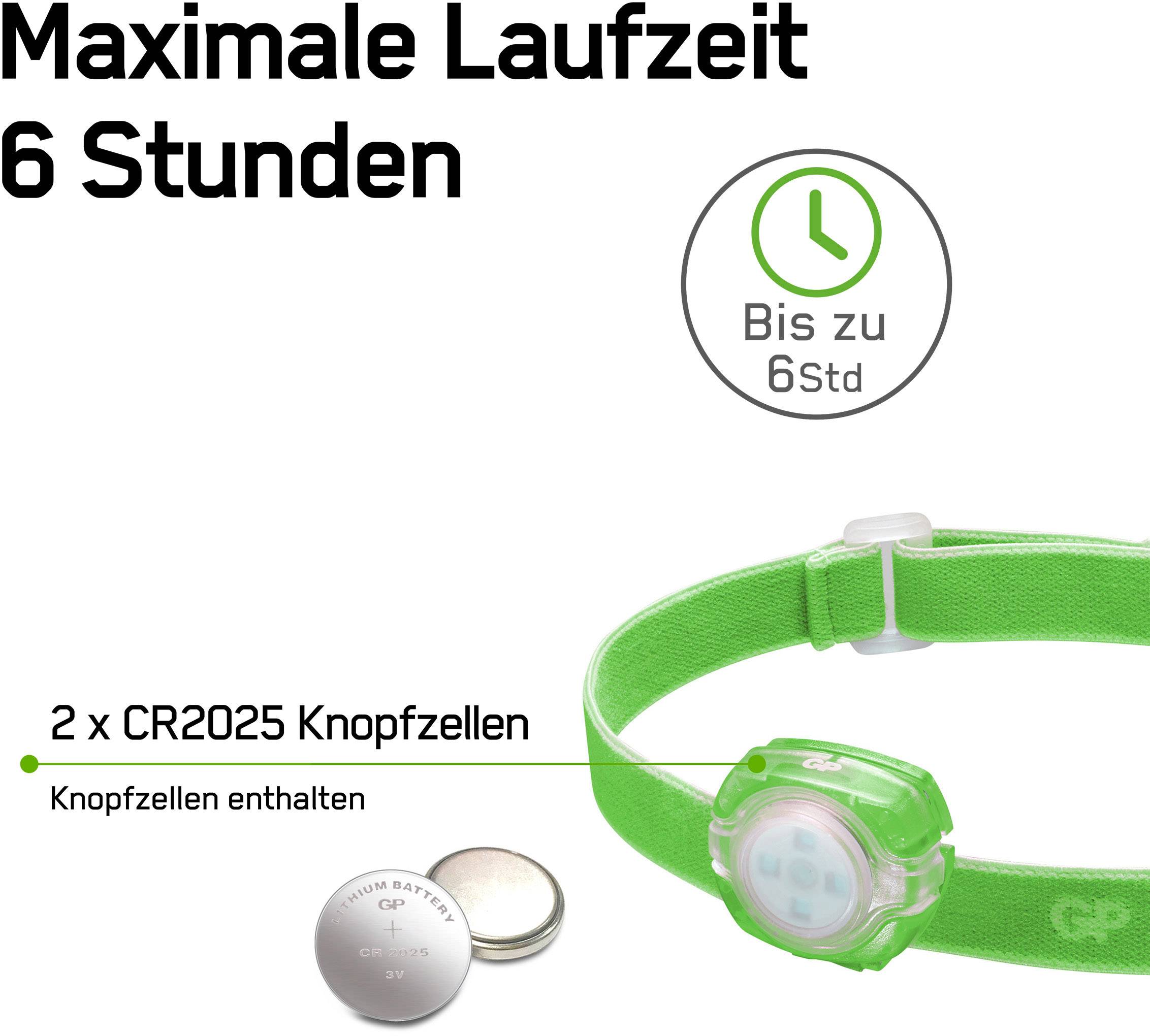 GP Discovery CH31 LED (monochrome) Headlamp battery-powered 40 lm 6 h 260GPACTCH31000-4