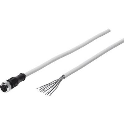 FESTO 525616 Mains cable M12 2.00 m No. of pins (RJ): 8 1 pc(s)