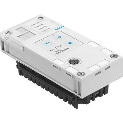 A white electronic housing with displays and buttons. It shows two arrows and the text 'EasyTouch' on the front, manufactured by Festo.
