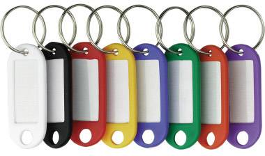 22x Carabiner Keychain - Key Ring Set - Metal Ring for Keychain