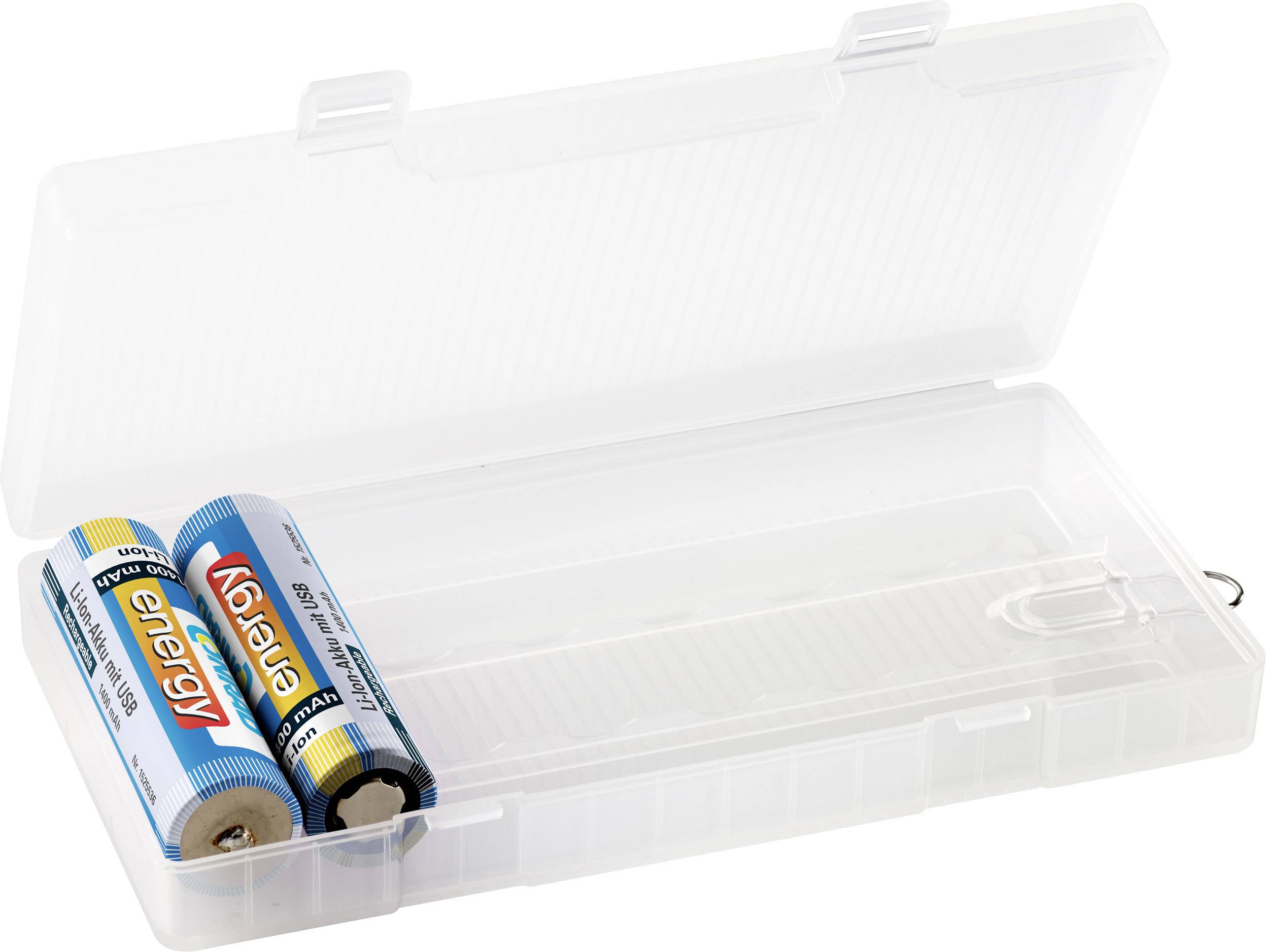 Basetech BT-Box-018 Battery box 8x 18650 (L x W x H) 156 x 78 x 25 mm-2