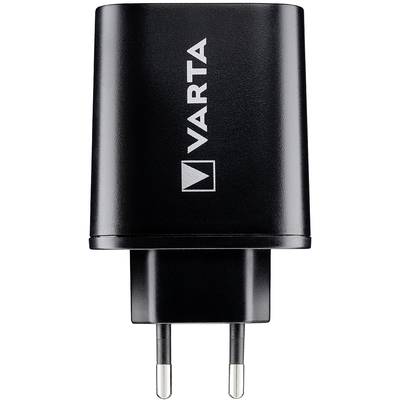 Varta Wall Charger USB charger 27 W USB, USB-C® socket Black Mains socket-0