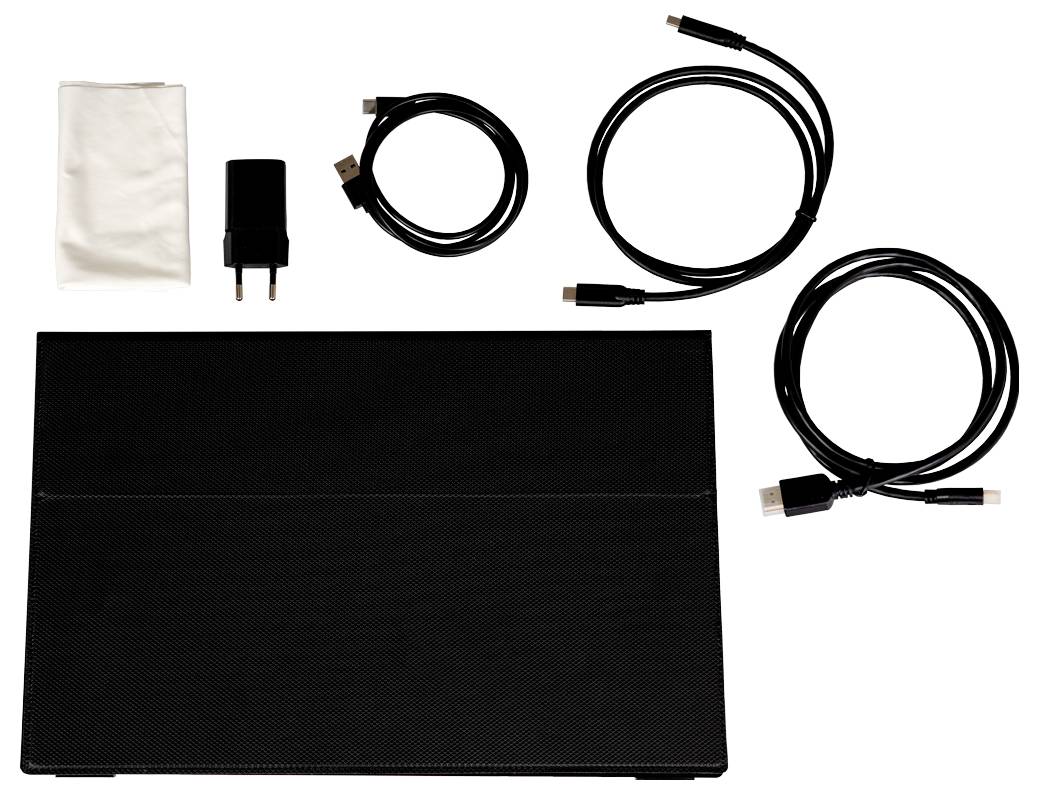 Joy-it Joy-View 15 Touchscreen EEC: A+ (A++ - E) 39.6 cm (15.6 inch) 1920 x 1080 p 16:9 USB-C™, Mini HDMI™, Micro USB, Audio stereo (3.5 mm jack) IPS LCD