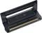 Black vacuum sealing device in open position with three control buttons: 'Seal', 'Stop', and 'Vacuum & Seal'.