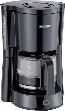 Severin KA 4815 Coffee maker Black Cup volume=10 Plate warmer