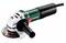 A green angle grinder with a black handle and red switch. The tool is suitable for grinding and cutting materials.