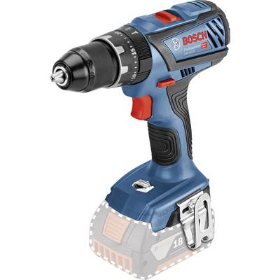 Cordless drill in blue with a red handle. Bosch logo visible.