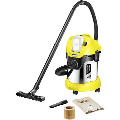 Image of Kaercher Home & Garden WD 3 Battery Premium 1.629-950.0 Wet/dry vacuum cleaner 300 W 17 l Battery not included