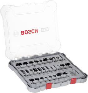 Milling cutter set, 6 mm shank, 30-part Bosch Accessories 2607017474