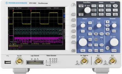 Rohde & Schwarz RTC1K-302M Digital Calibrated to (ISO standards) 300 MHz 2  GS/s 2 MP 8 Bit 1 pc(s)