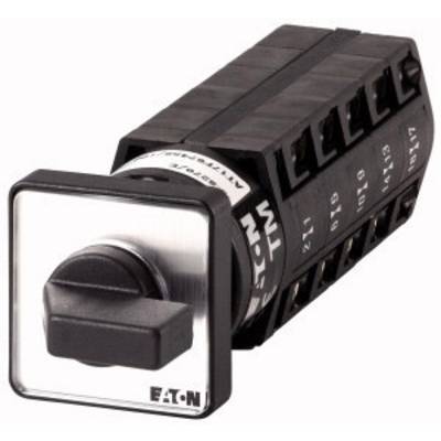 Rotary switch with a square front plate and visible brand labelling, designed for industrial applications or machine controls.