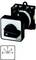 Black rotary switch with five settings (0 to 4) on a white background; used for controlling electrical equipment.