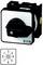 Rotary switch with seven positions (1-7), black handle on white background, brand: Eaton.
