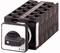 Eaton rotary switch, in a rectangular design, featuring multiple black sliding levers, used for electrical control applications.