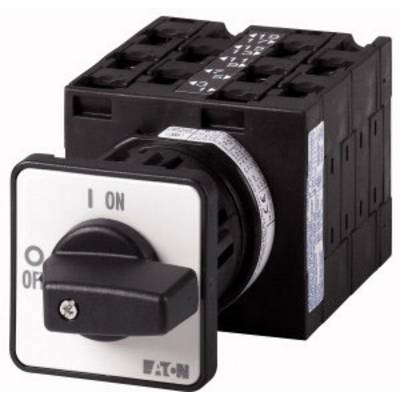 Black toggle switch on an electrical switch, with labels 'I ON' and '0 OFF'.