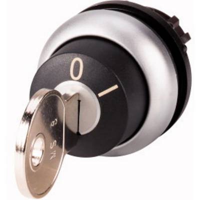 A key is inserted into an ignition switch, which is set to the 'On' position, indicating activation or a start sequence.