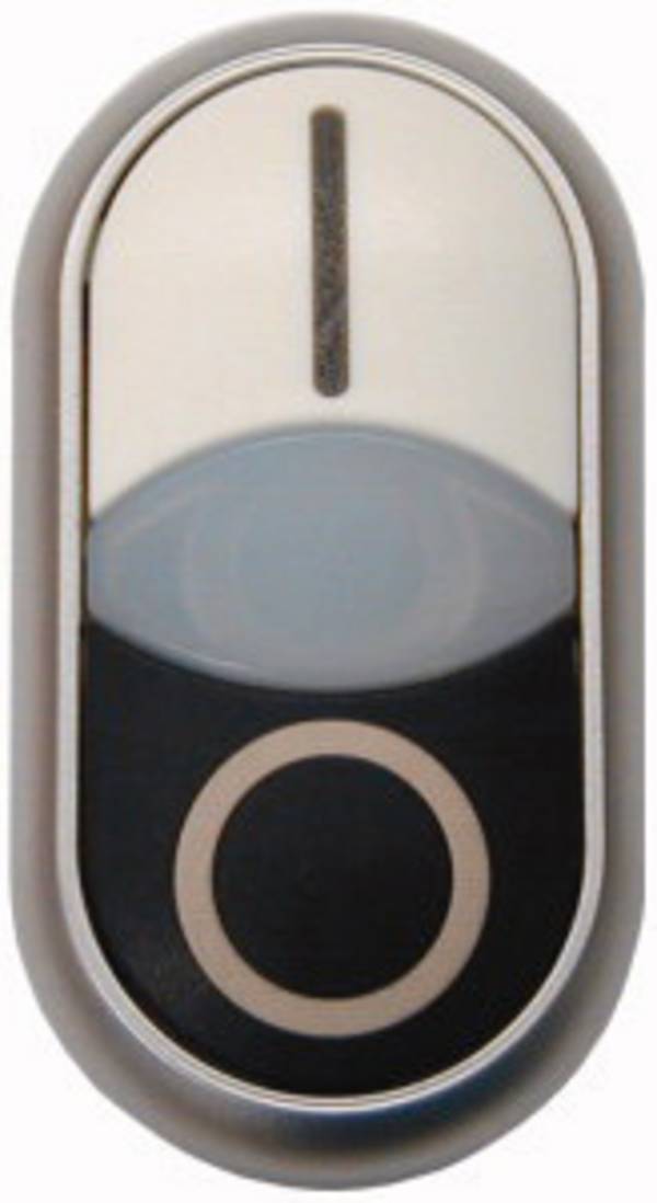 Eaton 216707 M22S-DDL-WS-X1/X0 Double head pushbutton Front ring (PVC)     1 pc(s)