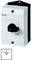 A white device switch with a black rotary knob, showing three positions '0', '1', '2'. Manufacturer logo 'EATON' in the top left corner.